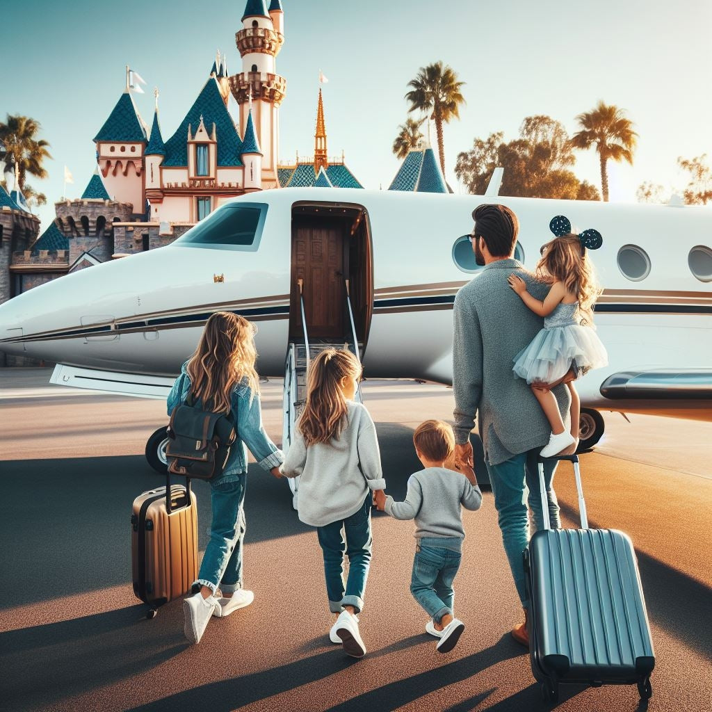 Soaring Adventures: Top Destinations to Fly by Private Jet with Kids.